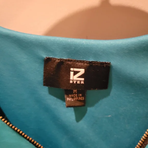 IZ Byer Turquoise Dress Medium - Picture 4 of 5